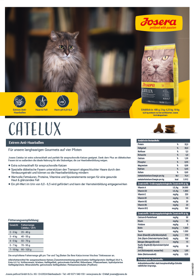 Josera Catelux, 2kg