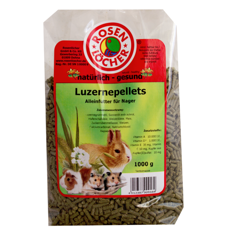 Luzernepellets, 1kg