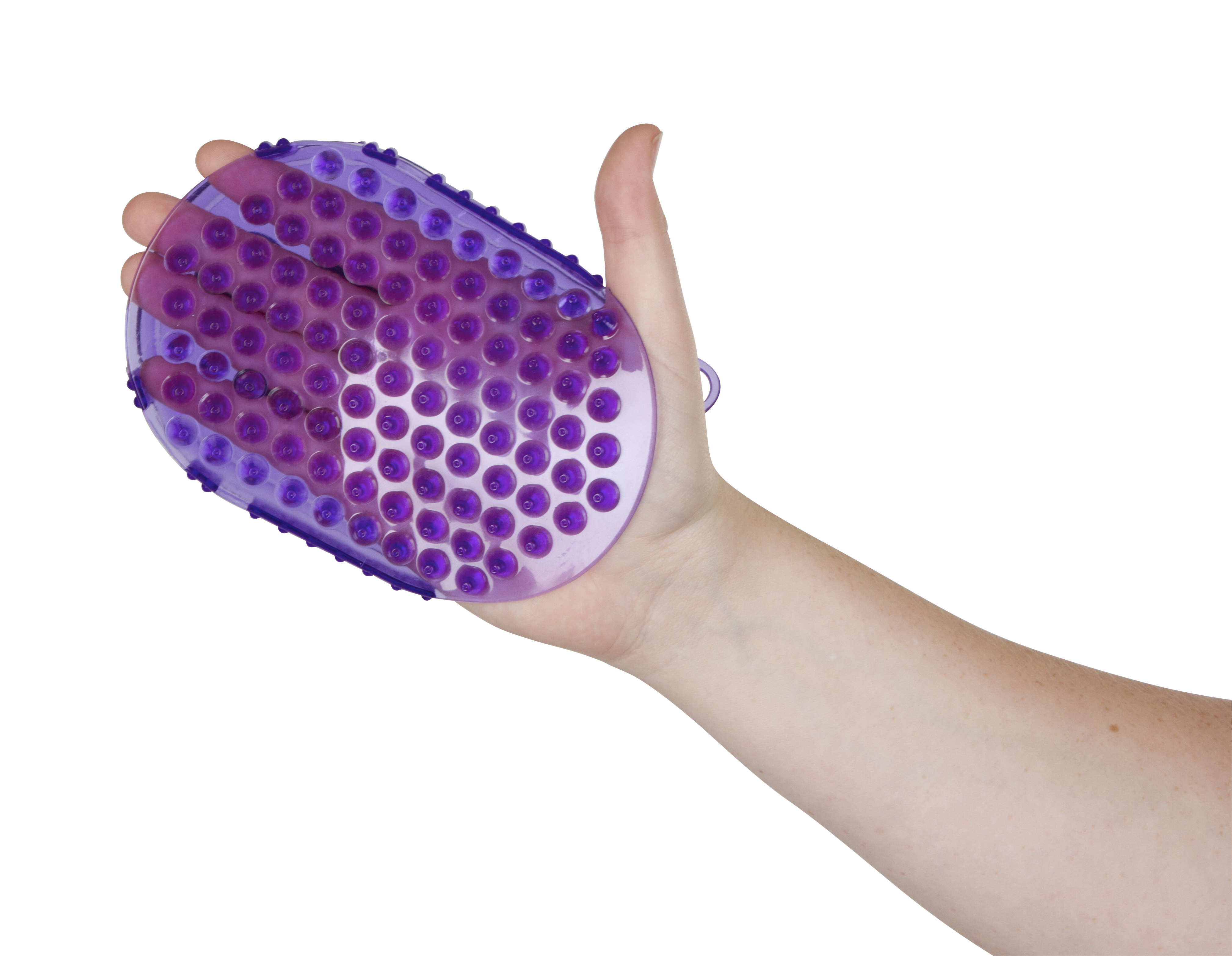 Magnet- Massagestriegel lila