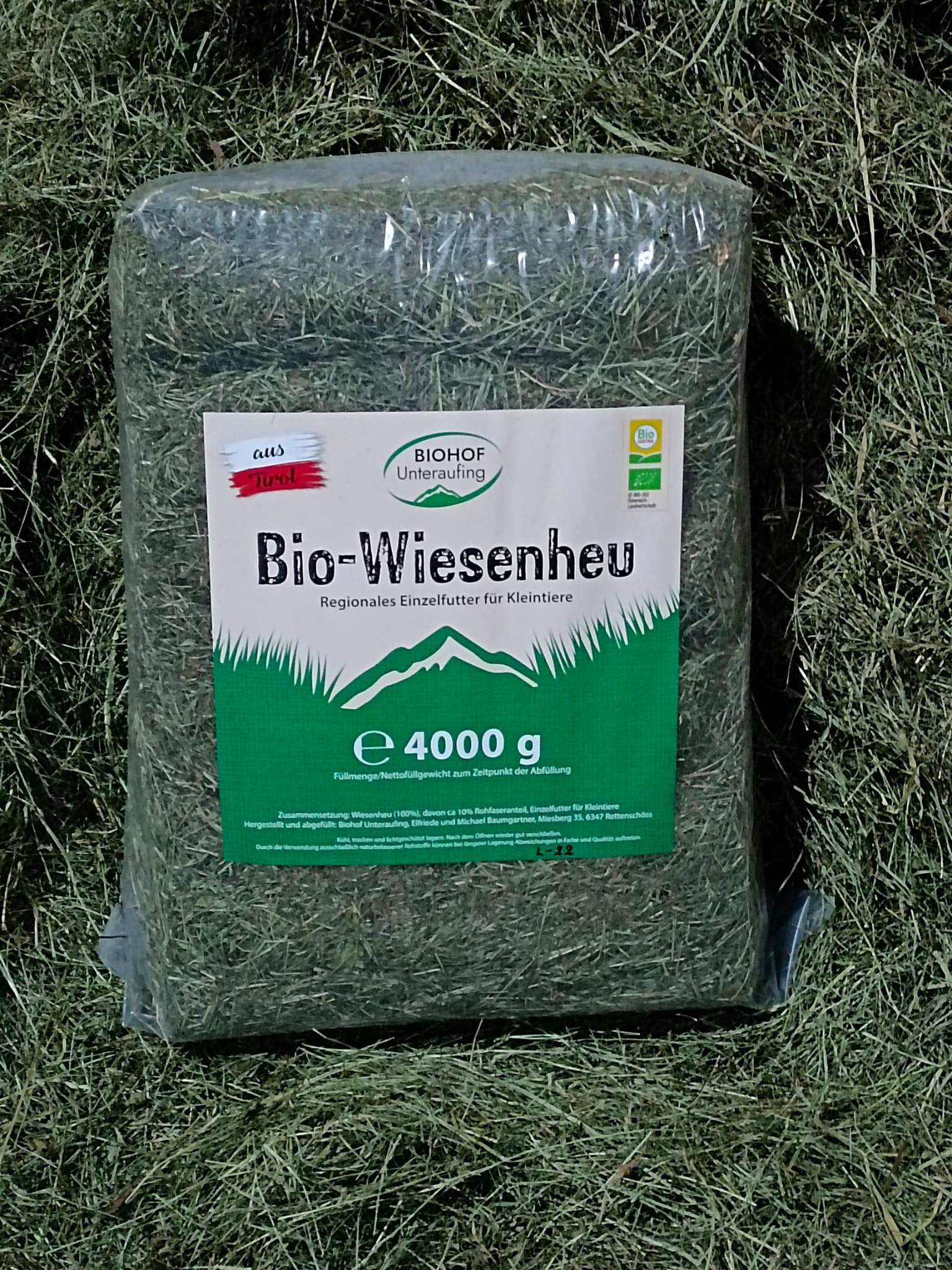 Bio-Wiesenheu aus Tirol, 4kg